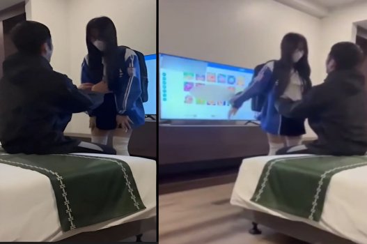 Clip 18+ nữ sinh lén lút vào khách sạn khám phá đam mê