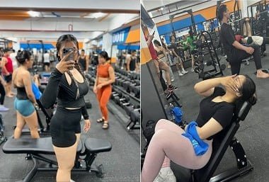 Em Gymer bị đụ lên đỉnh