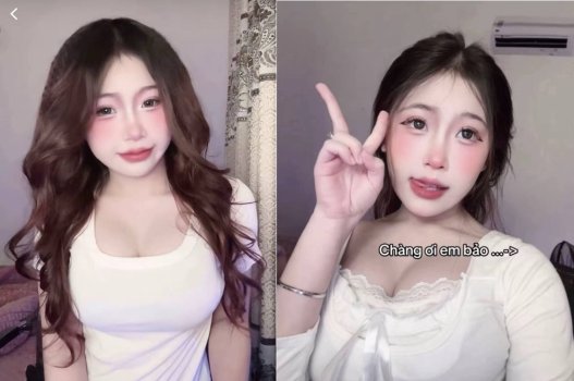 Thân mật với TikToker Thỏ Baby có đôi môi quyến rũ